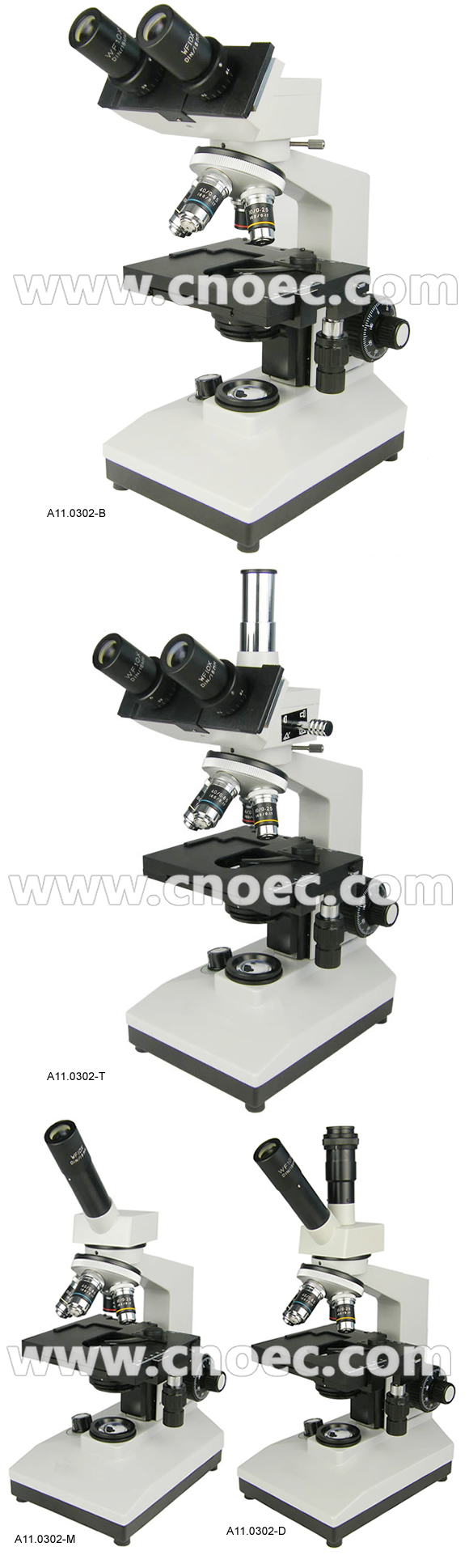 Halogen Lamp Biological Microscope Binocular / Trinocular Microscopes