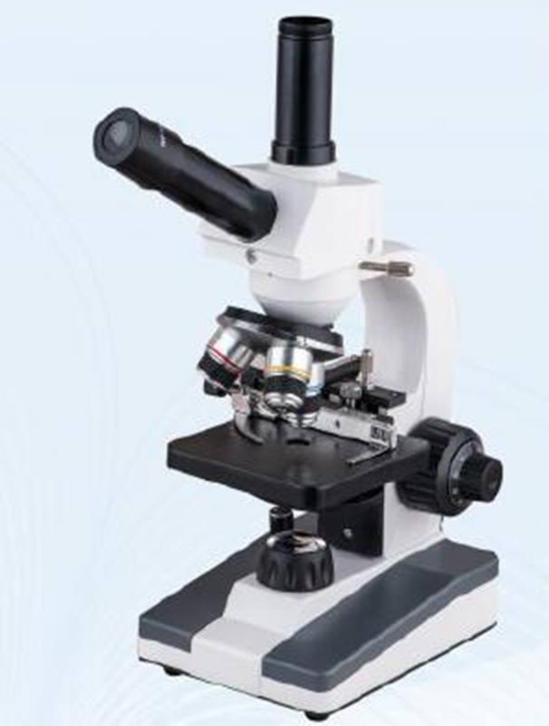 Monocular Head 40 - 400x Biological Microscope A11.4416 Triple Nosepiece Coarse Focusing