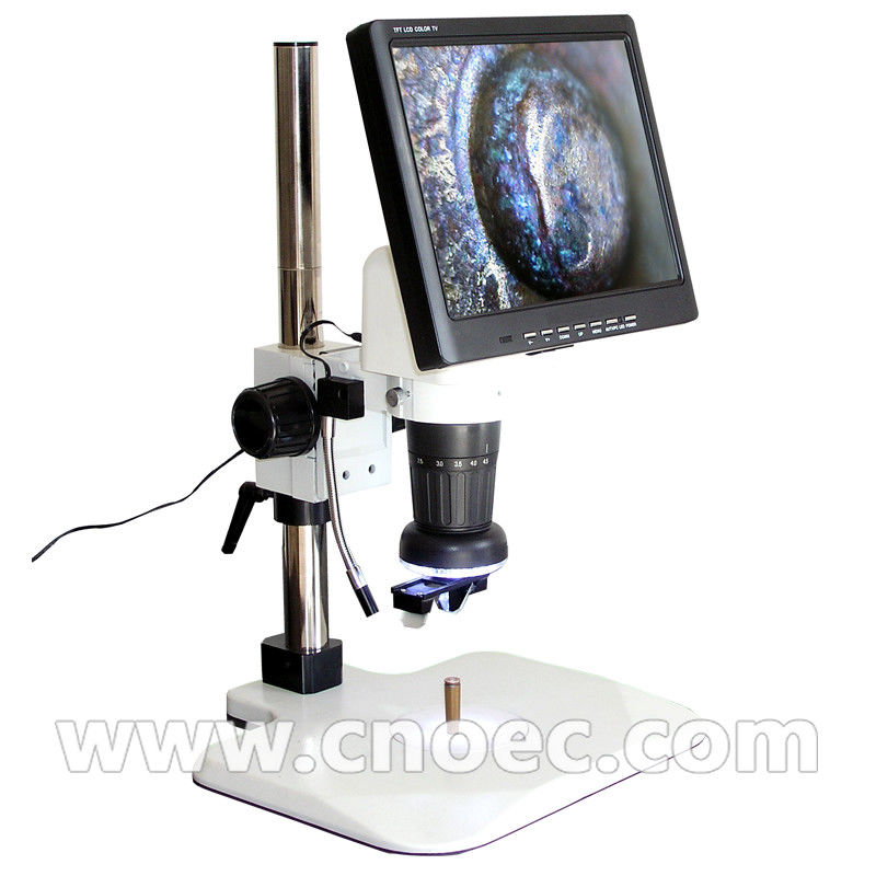 10.4" LCD Stereoscopic Microscope , LED Video Zoom Microscopes CE A36