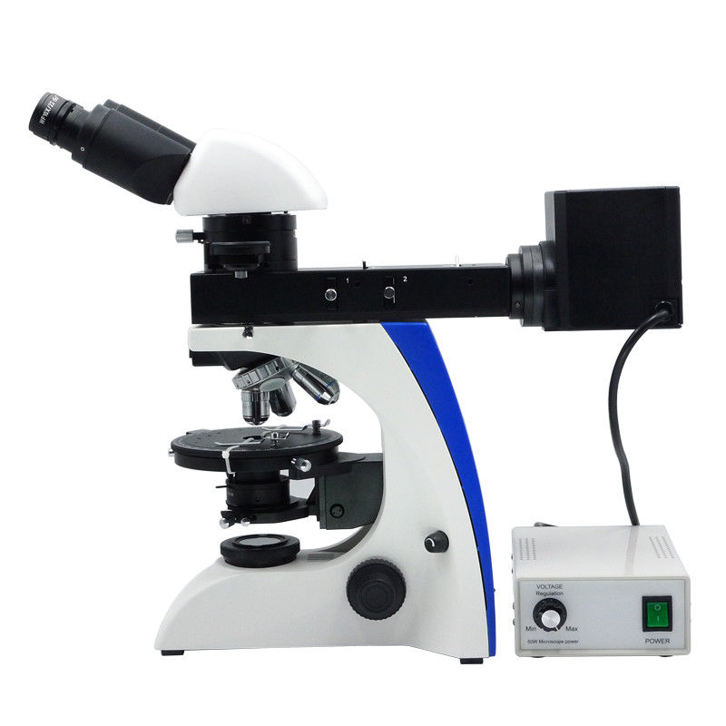 Professional Binocular Polarizing Light Microscope A15.2602-PB 640X 5 Holes