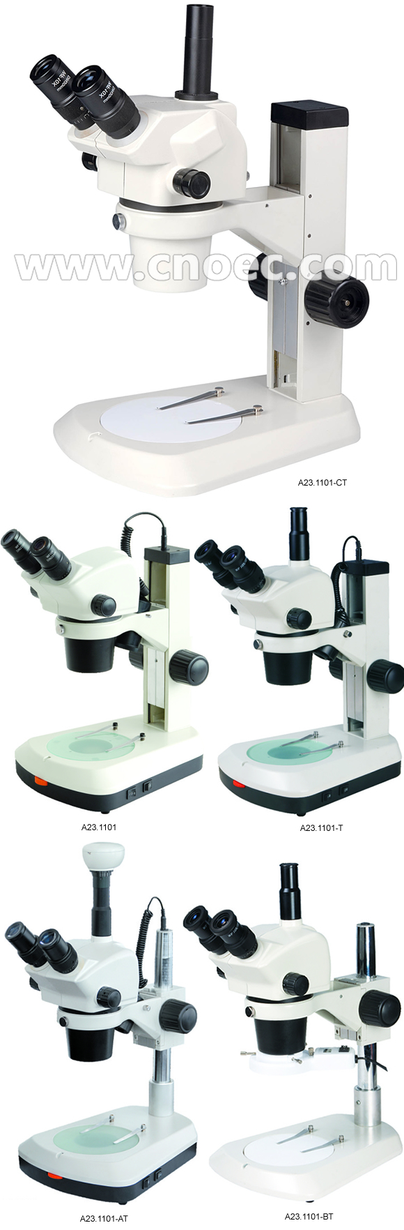 Trinocular Zoom Stereo Optical Microscope 0.635X , A23.1101