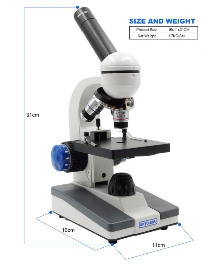 A11.1323 WF10x Biological Microscope With Single Lens N.A.0.65 Condenser