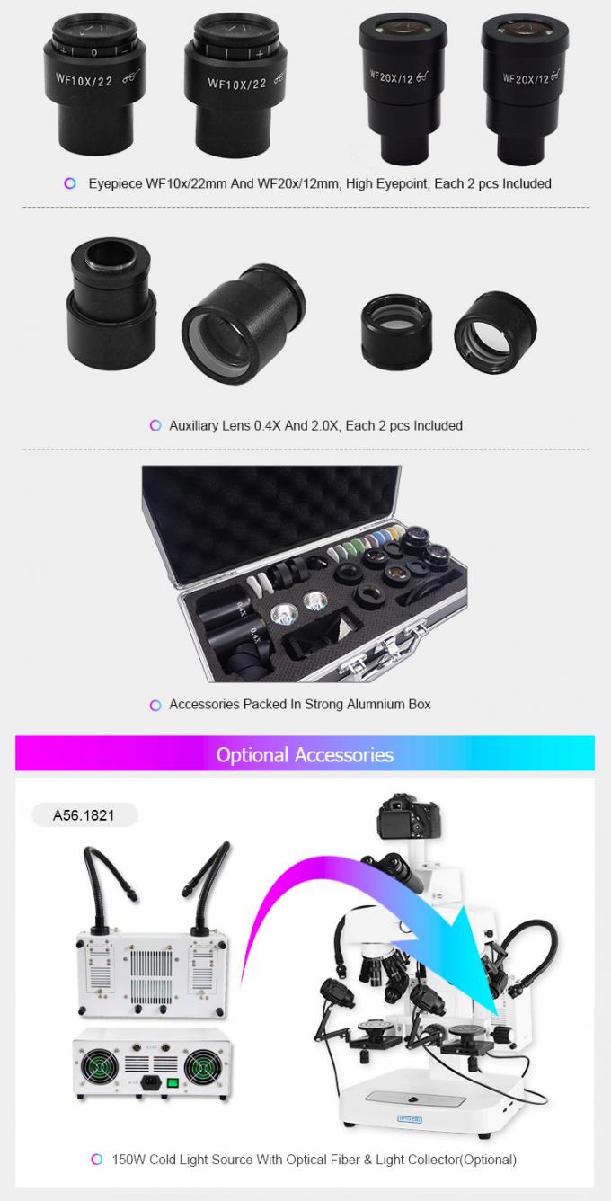 OPTO-EDU Laboratory Forensic Comparison Microscope Digital Video Microscope A18.1828