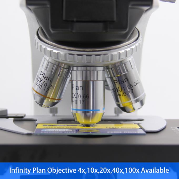 LED 40-1000x Compound Optical Microscope A12.2603 Biological Research ...