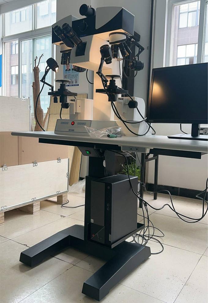 Motorized Forensic Microscope with CCD Camera and LED