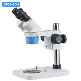 45° Binocular Head Stereo Optical Microscope , 10x - 80x Stereo Binocular Microscope