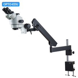OPTO-EDU A23.3645-STL6BT 0.7-4.5x Trinocular Swing Arm Boom Stand Without Light Source Zoom Stereo Microscope