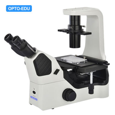 OPTO EDU A14.1063 Inverted Optical Microscope , Phase Contrast Microscope Magnification 4x