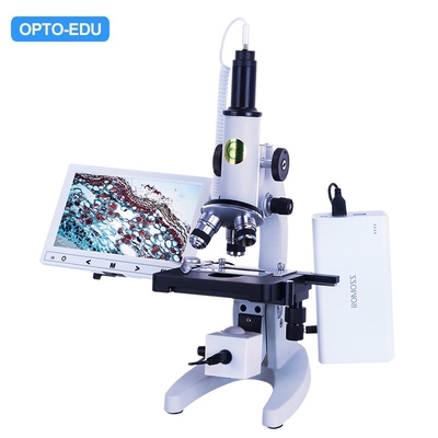 7" Digital Lcd Microscope Biological USB Portable Dual Lens 2.0M A33.5102