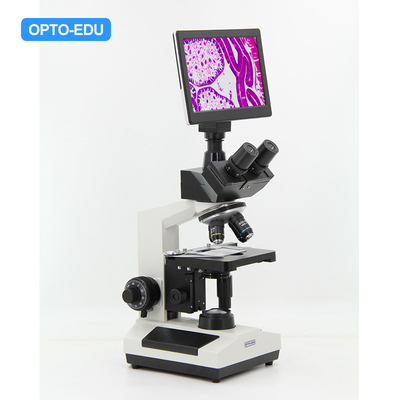 OPTO-EDU A33.1009 Video Optical Compound Biology Digital Microscope With Lcd Screen