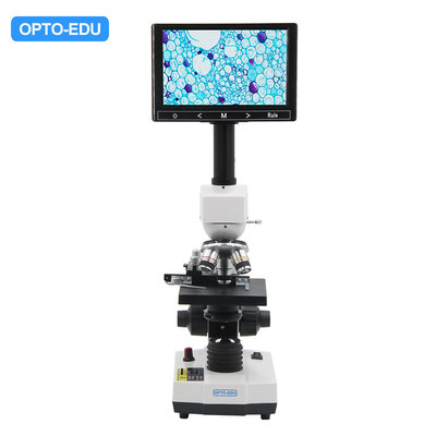 OPTO-EDU A33.5100 7" LCD 640x Video Microscopio Usb Digital Heating Stage Biological Microscope