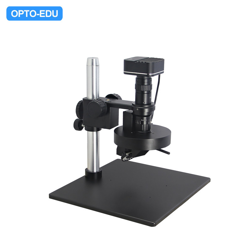 A21.1611 OPTO EDU 2D / 3d Video Microscope Auto Rotate Zoom Dual Light