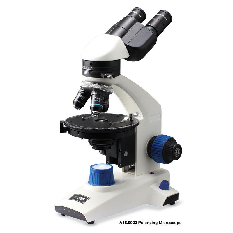 Portable Bonocular Polarizing Light Microscope Cordless 40x - 400x A15.0022