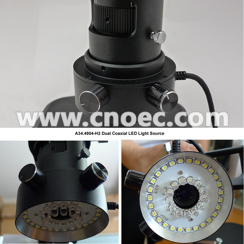 3.5M /1080P Monocular HDMI Digital USB Microscope A34.4904 - H2 Dual Coaxial LED Light Source