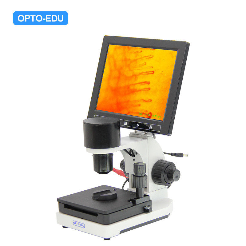 OPTO EDU A33.0220 Microcirculation Microscope 480x Nail Checking With 8" LCD Screen