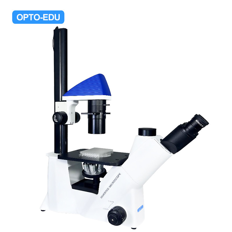 Opto-Edu A14.2604 Inverted Optical Trinocular Phase Contrast Cell Factory Microscope