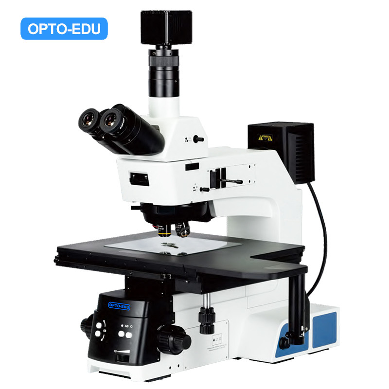OPTO EDU A13.0915 Trinocular Metallurgical Microscope Semi-APO Motorized Nosepiece