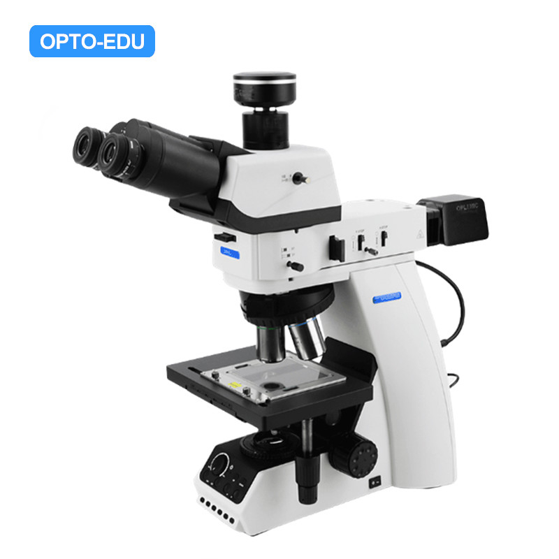 OPTO-EDU A13.2220 Infinity Trinocular Metallurgical Microscope Semi-APO BD Coded 5 Holes Nosepiece