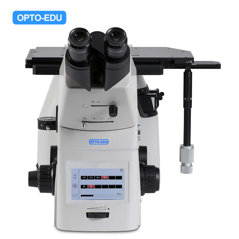 OPTO EDU A13.1097 Inverted Metallurgical Microscope Coded Nosepiece
