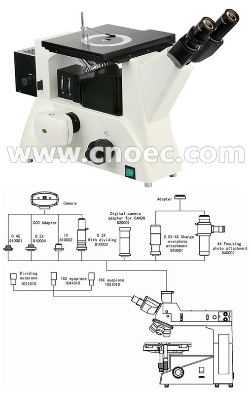 200X APO Metallurgical Microscopes , WF10X - 22mm Rohs CE A13.0210