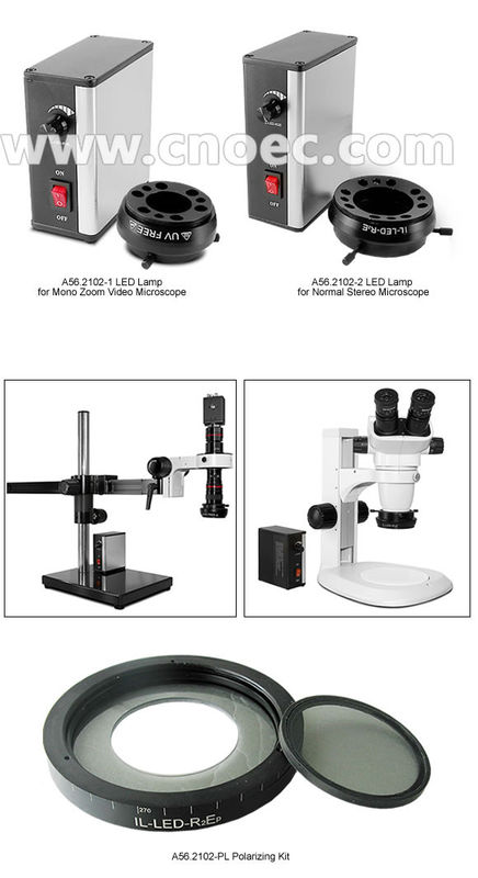 Mono Zoom Video Microscope led Lamp Microscope Accessories A56.2102