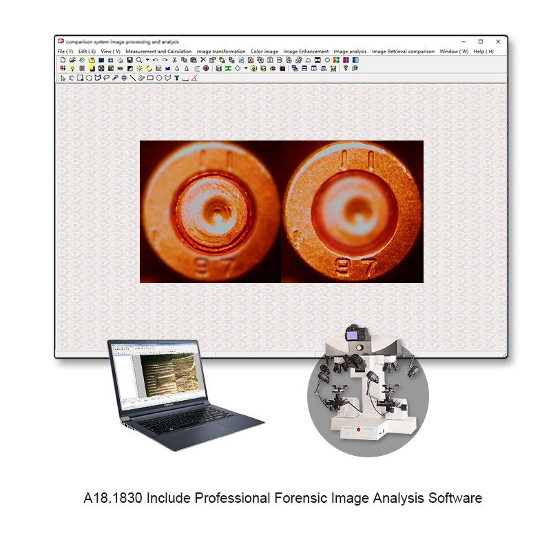Motorized Digital Forensic Comparison Microscope with CE and Rohs Certification for Laboratory Research