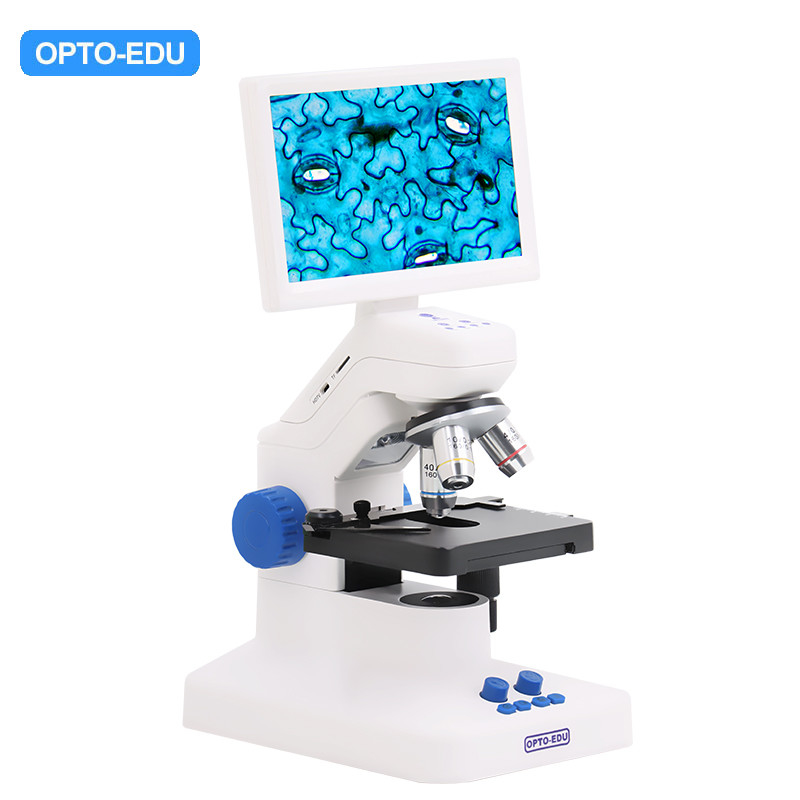 OPTO-EDU A33.5130 7'' LCD Microscope 8MP Camera 1080p Video HDMI/WiFi/USB Portable Design