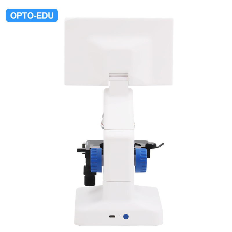 OPTO-EDU A33.5130 Digital Microscope with LED Lights Triple Nosepiece and 8MP Camera