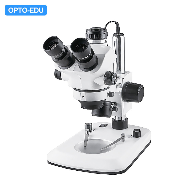 OPTO-EDU A23.3650 0.7-5.0x 1:7.1 Zoom Stereo Microscope