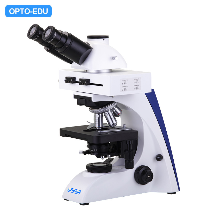 OPTO-EDU A16.2603-UL LED Fluorescent Light Microscopy 6V 30W Halogen Ultra LED Fluorescent Microscope
