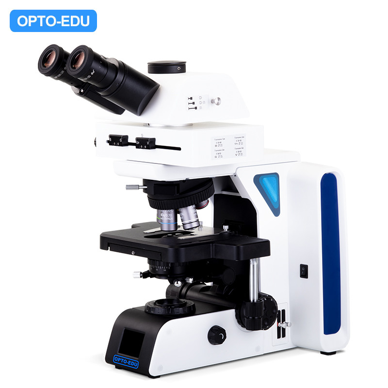 OPTO-EDU A16.2610 Trinocular 1000X Ultra LED Fluorescent Microscope