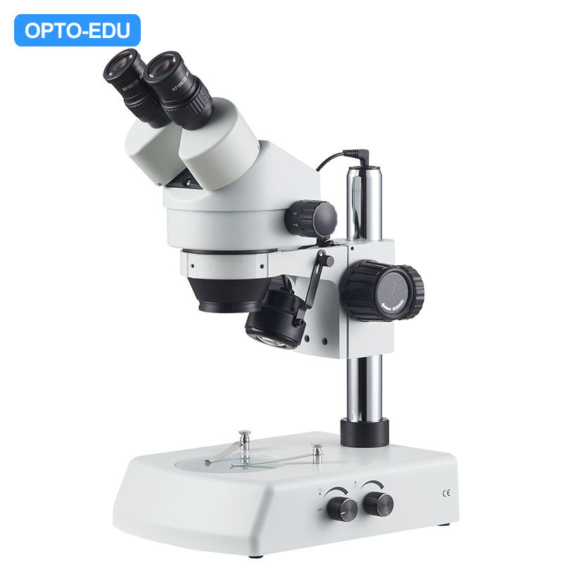 7 - 45x Zoom Lens Stereo Optical Microscope With Up / Bottom 3w Led A23.3645-b2l