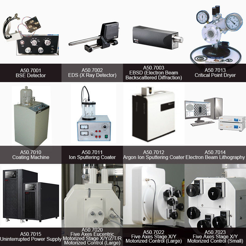 Controled Mouse Scanning Electron Microscope Sem  8x~800000x Magnification