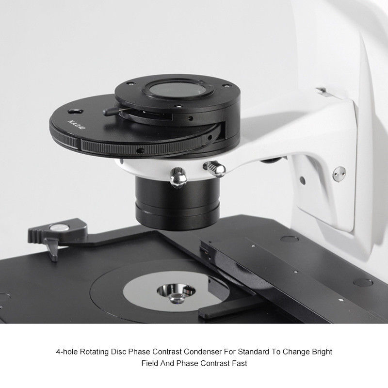 Trinocular Inverted Biological Microscope WF10X PlA14.2605 Kohler Illumination