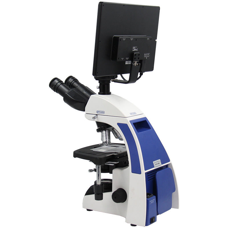 Biological Compound Video Digital Microscope / 12.5" Lab Trinocular Profesional Pantalla Lcd Microscope