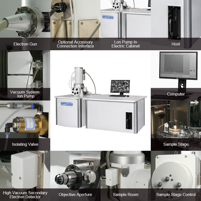 8x-800000x Emission Scanning Electron Microscope Schottky Gun A63.7080 Std Feg Sem