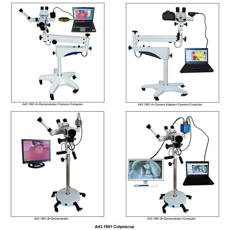 A43.1901 C Mount 1/3" Ccd Surgical Operating Microscope 2.9x - 21.7x Colposcope