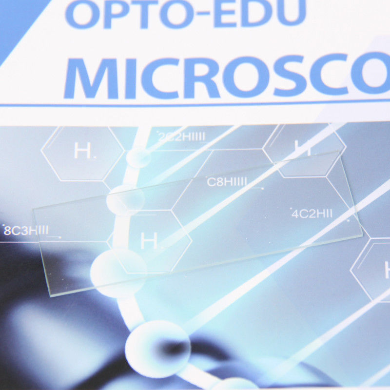 Borosilicate Glass Microscope Slides OPTO-EDU Edges Thin Sail Positive Charge