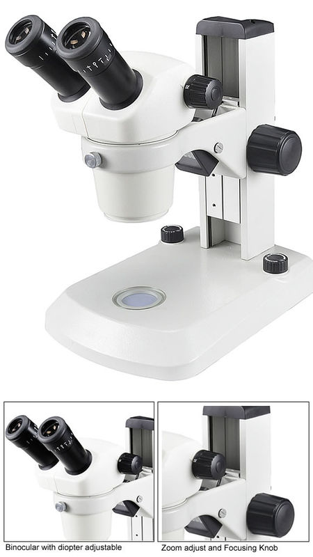 Gem Jewelry Zoom Stereo Microscope Medical Binocular Trinocular LED A22.1001