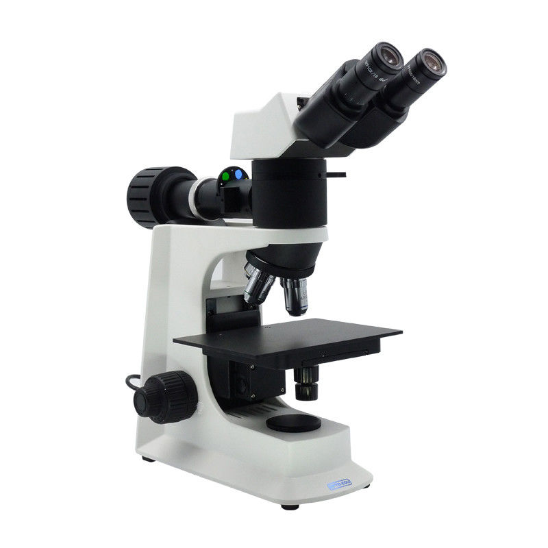 Objective 10x Binocular Metallurgical Optical Microscope Halogen 100 - 240V