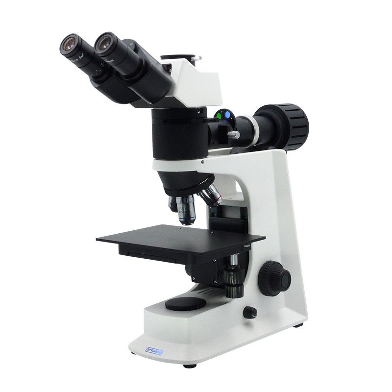 Objective 10x Binocular Metallurgical Optical Microscope Halogen 100 - 240V