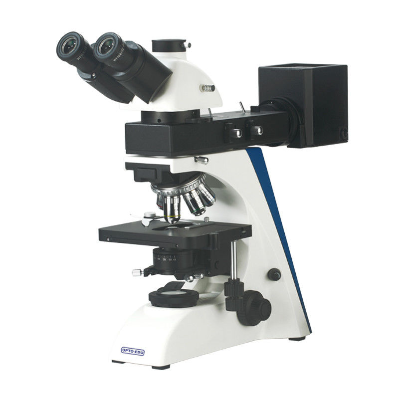 50 - 1000X Metallurgical Optical Microscope A13.2604-B Trinocular With Halogen Lamp