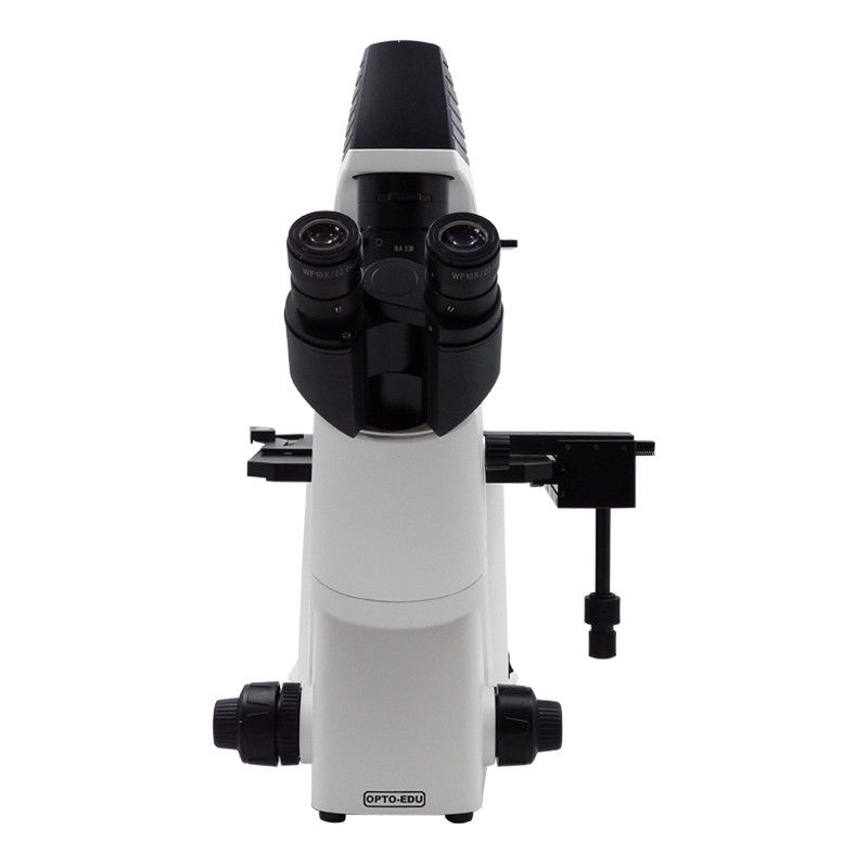 Large Diameter Quintuple Trinocular Inverted Microscope 6V 30W Koehler Illumination