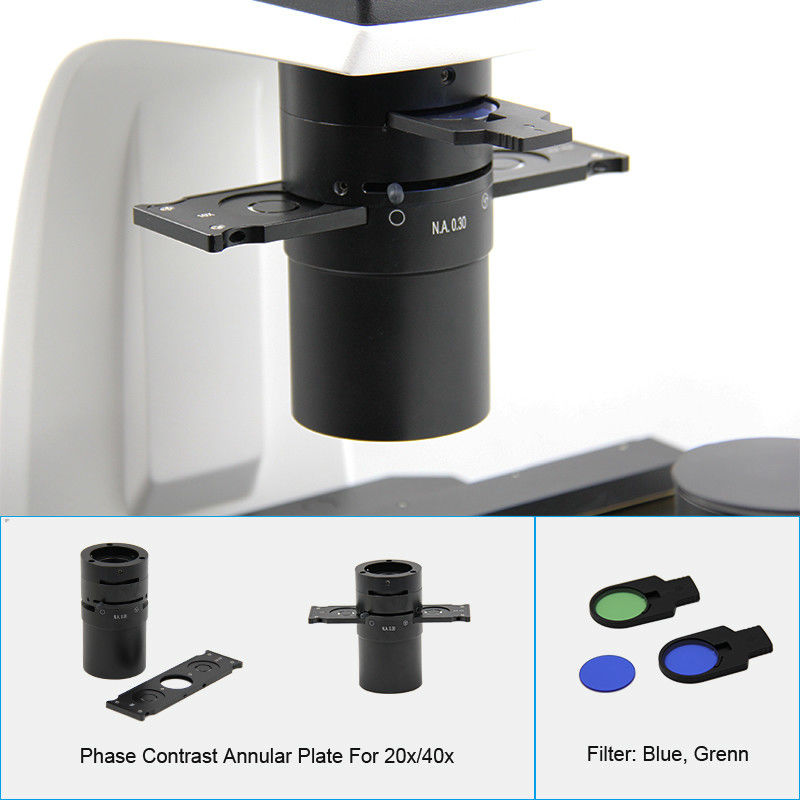 Mechanical Stage Inverted Light Microscope / Digital Inverted Microscope