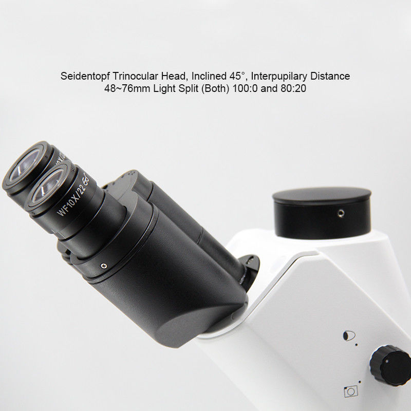 A14.2603-TR Lab Biological Inverted Optical Microscope Large Diameter Quintuple Nosepiece