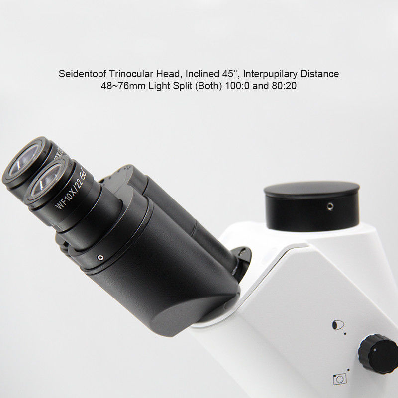 Opto-Edu A14.2603 Inverted Optical Microscope Trinocular Phase Contrast