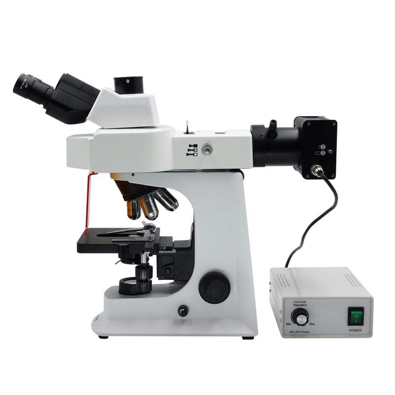 3W LED Coaxial Coarse Fine Focusing Fluorescence Microscope CE / Rohs Certification