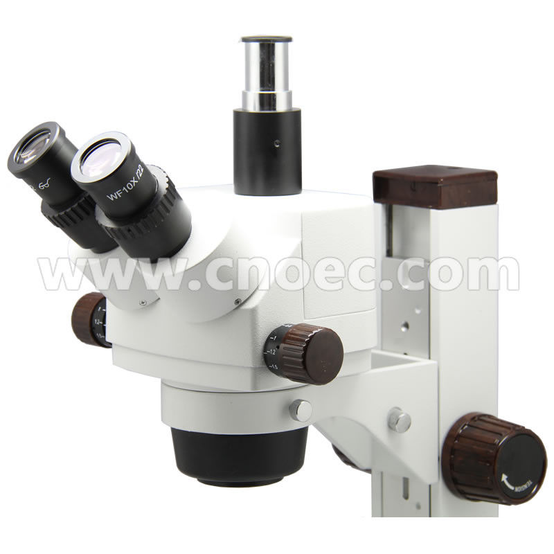 Trinocular Zoom Stereo Optical Microscope 0.7x - 4.5x LED Light Source , A23.1303