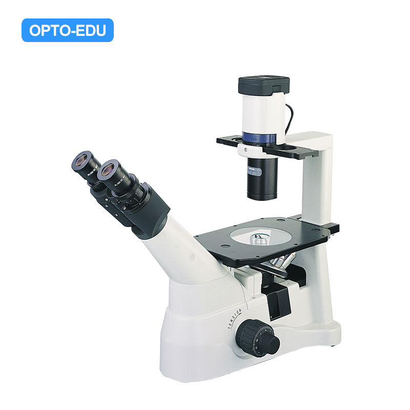 LED Infinity Trinocular Inverted Optical Microscope OPTO-EDU A14.0901