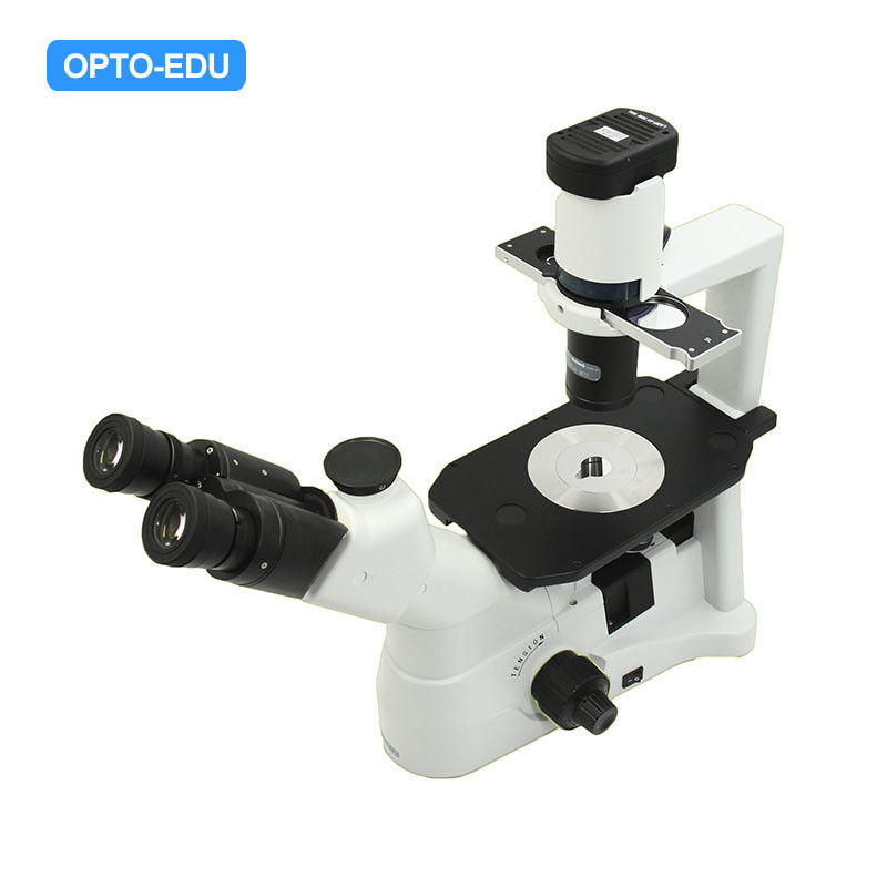 LED Infinity Trinocular Inverted Optical Microscope OPTO-EDU A14.0901